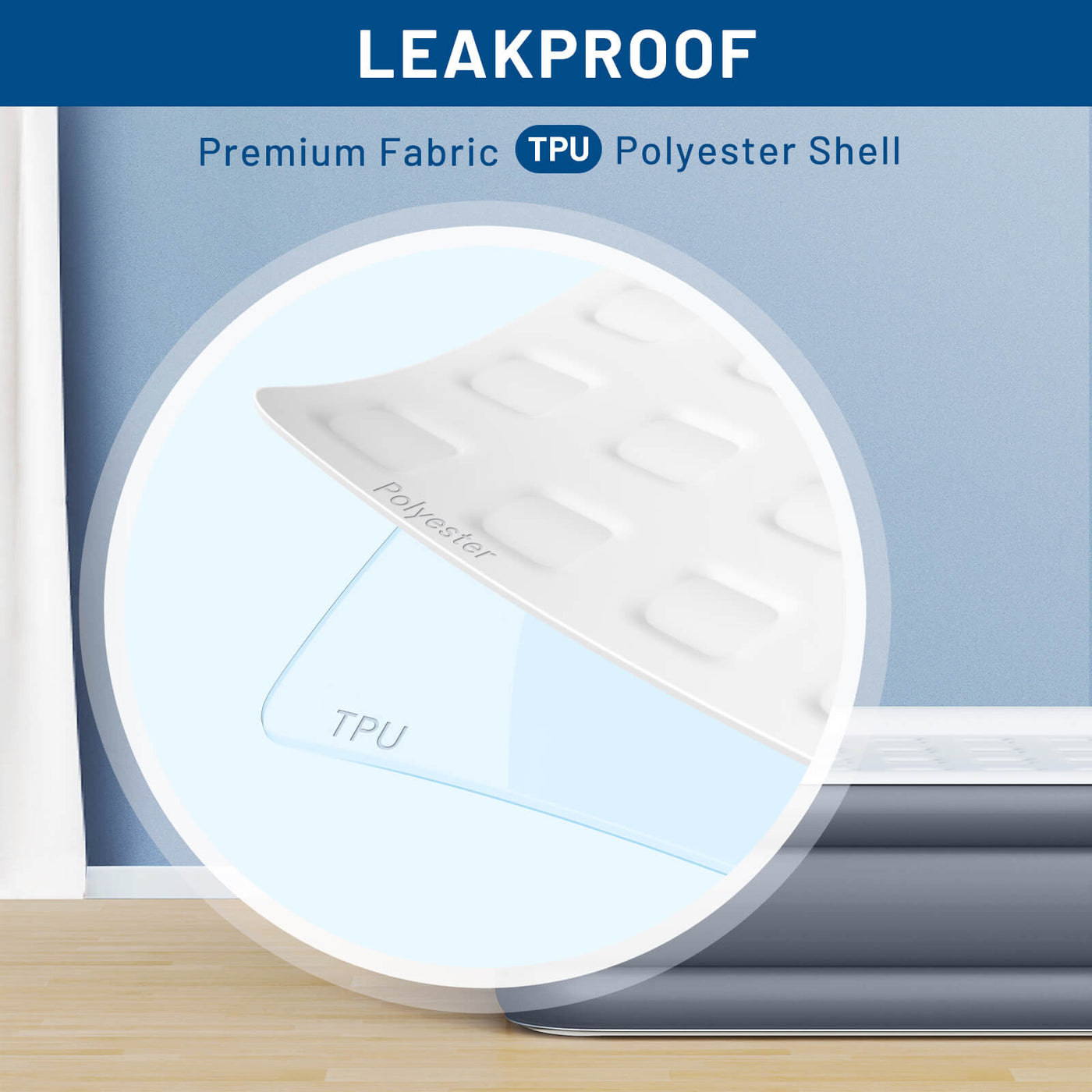 BeyondHOME Odorless Air Mattress with Built-in Pump