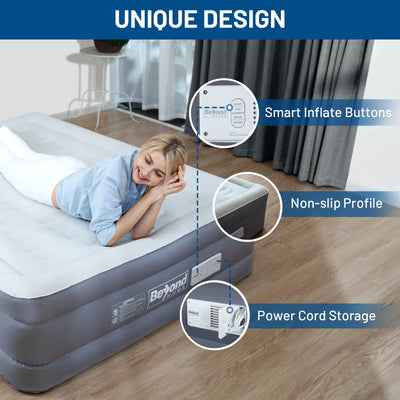 BeyondHOME Odorless Air Mattress with Built-in Pump