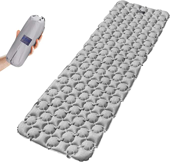BeyondHOME Sleeping Pad for Camping - 1 Person & 2 Person-Grey